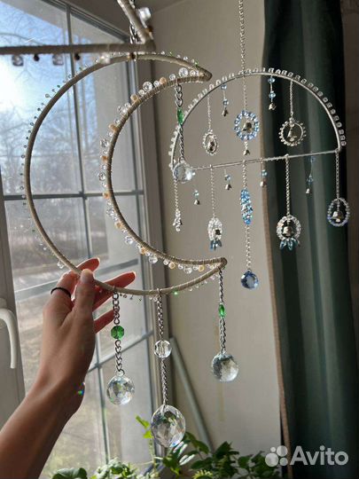 Хрустальные подвесы на окно