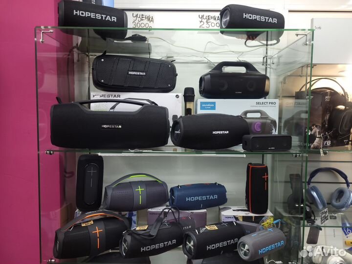 Портативные колонки от 5 до 180w jbl hopestar и тд