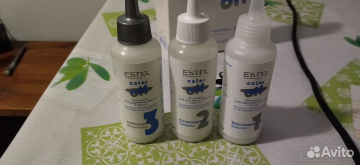 Эмульсия для удаления краски с волос