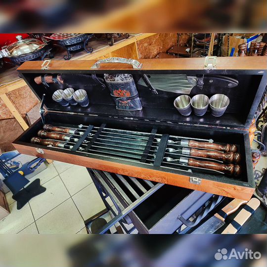 Подарочный набор в деревянном кейсе