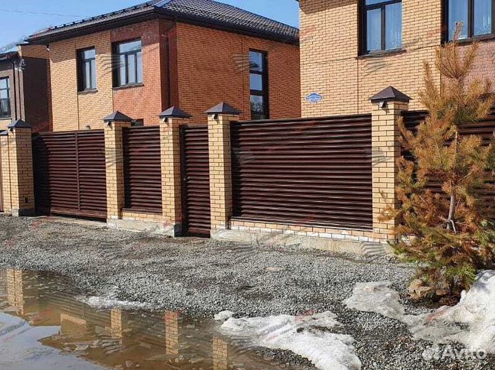 Забор жалюзи Еврозабор