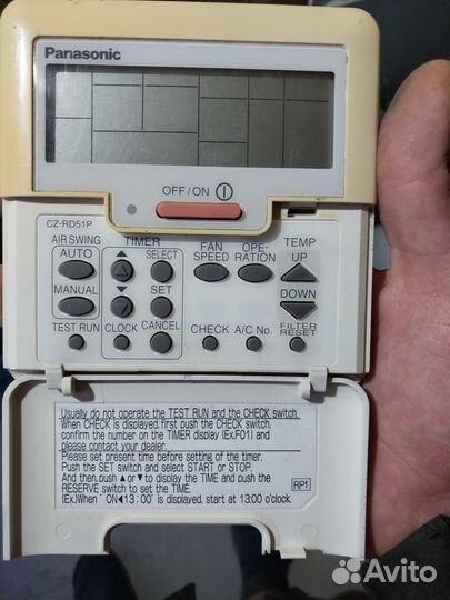 Плата и пульт кондиционера Panasonic cu-a34bbp8