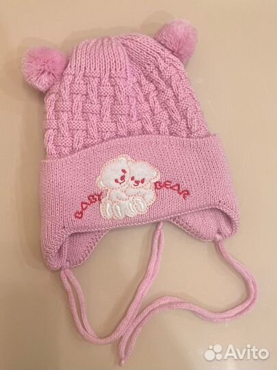 Шапки для девочек осень / зима разные шапки