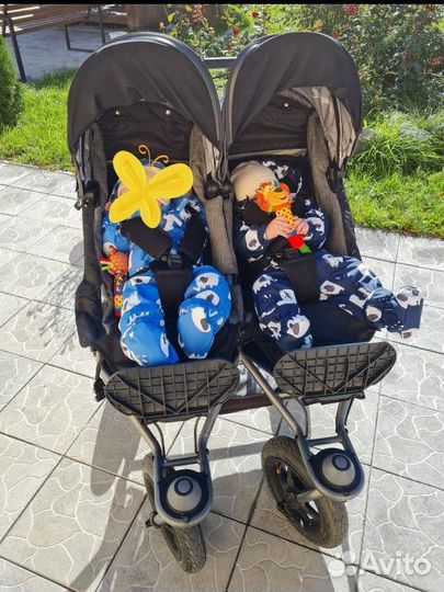 Коляска для двойни 2 в 1 TFK