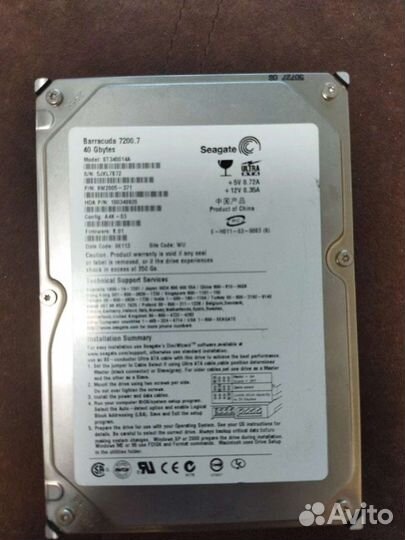 Жесткий диск hdd 3.5