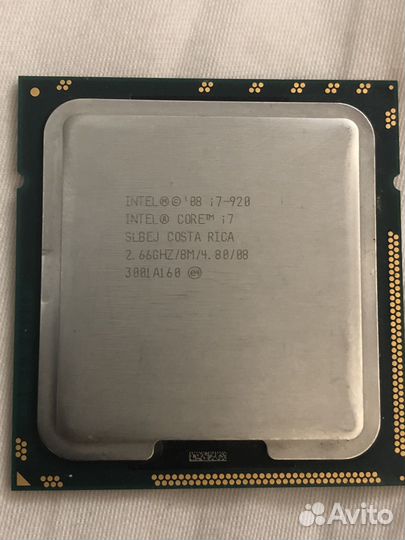 Процессор Intel Core i7 920 (2,66Ghz ) новый