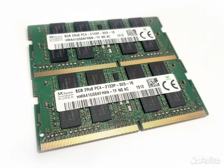 DDR4 8/16Gb Sodimm, память для ноутбука + Гарантия