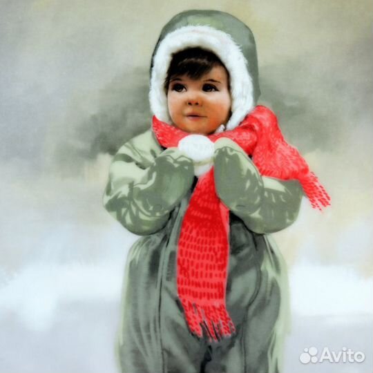 Тарелка Чудо Детства: Зимний Ангел Золан 1984