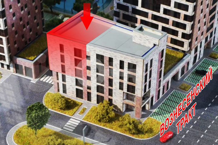 Коммерческая площадь 142.3 м²