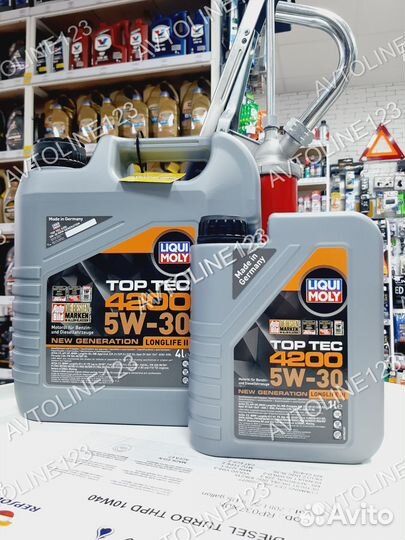 Моторное масло liqui Moly TopTec4200 5W30 4л 3715