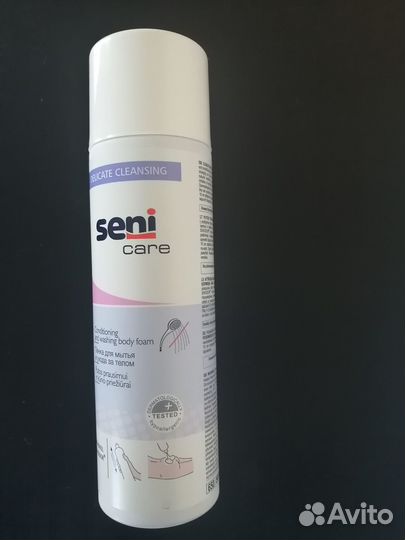 Пенка Seni Care для мытья и ухода за телом