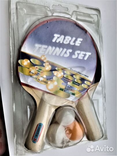 Набор 2 теннисные ракетки Hidirui + 3 шарика