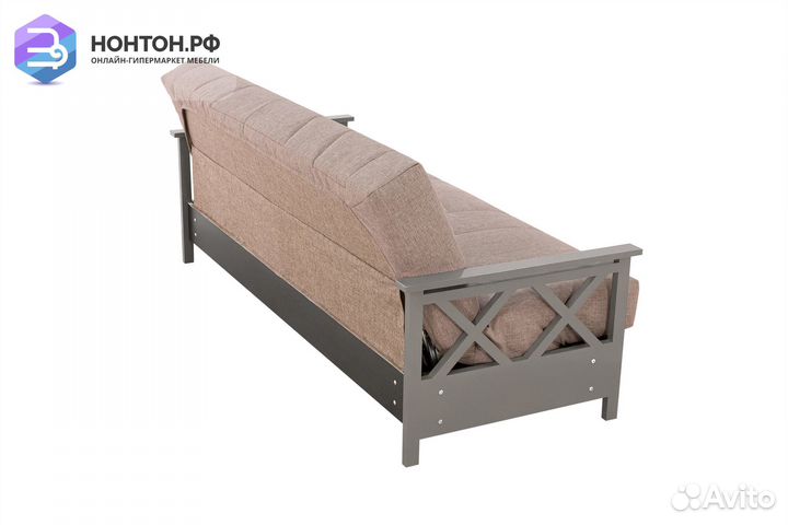 Диван книжка Ручеек Массив светло-бежевый