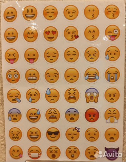 Наклейки Emoji Stickers