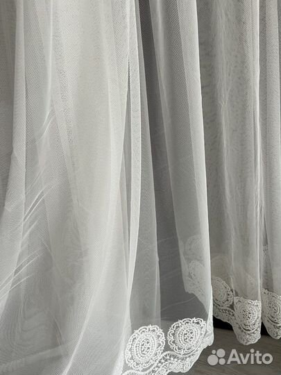 Тюль новый на отрез
