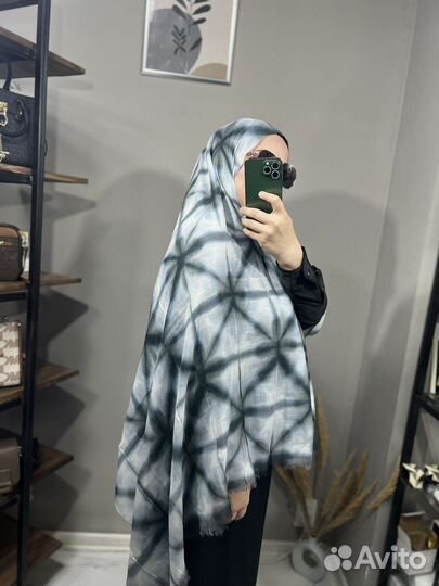 Шарфы и палантины лен