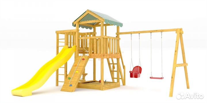 Детская площадка Савушка Мастер 3 plus Горка 3 м