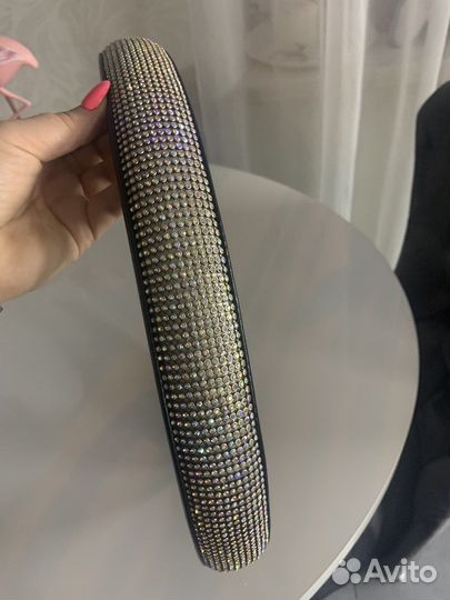 Оплетка на руль со стразами