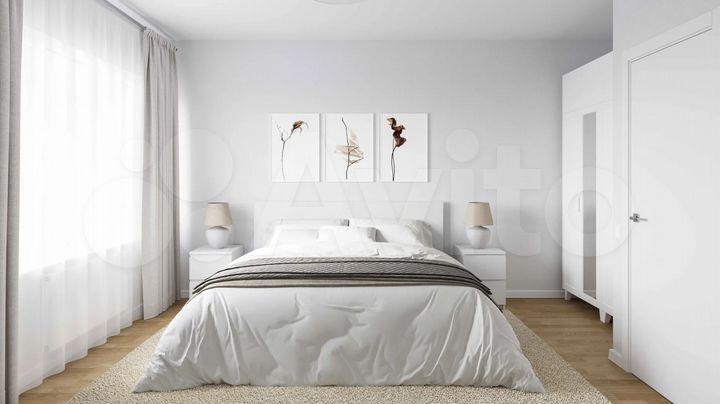 2-к. квартира, 57,8 м², 6/11 эт.