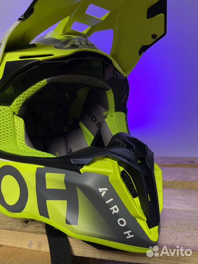 Внедорожный шлем Airoh Twist 2.0 Bit Yellow