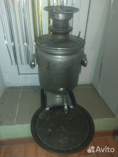 Самовар на дровах старинный