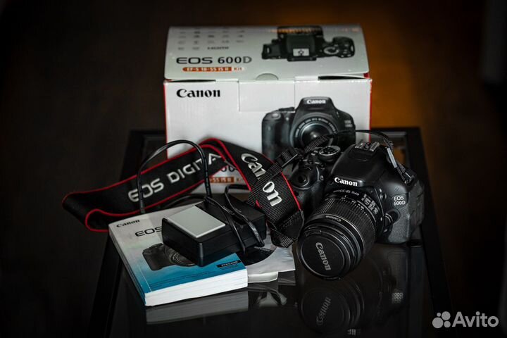 Зеркальный фотоаппарат canon 600d