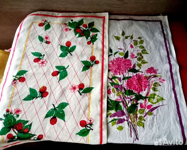 Полотенца кухонные льняные