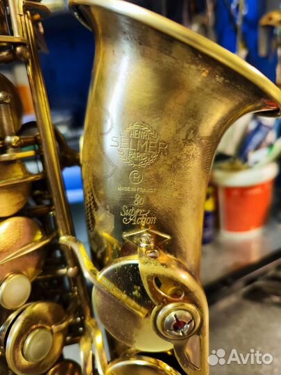 Саксофон альт selmer super action (France)