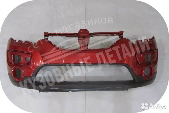 Бампер Рено Сандеро 2 Степвей передний в цвет