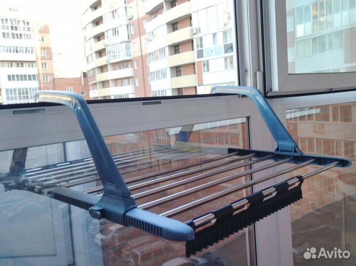 Сушилка для белья на батарею в упаковке цвет серый