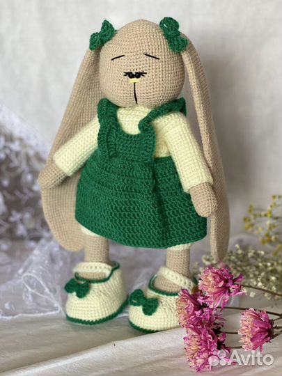 Заяц тильда вязанный