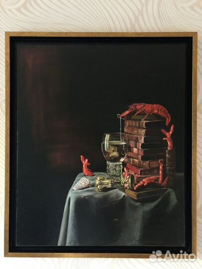 Картина маслом на холсте. Голландский натюрморт #1