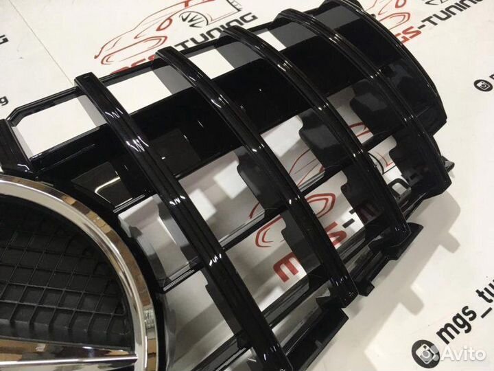 Решетка Mercedes GLK 08-12 GT Black(Chrome Звезда)