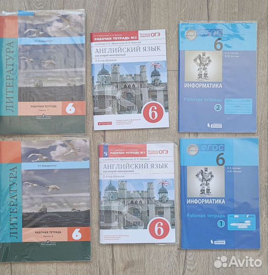 Рабочие тетради 6 класс