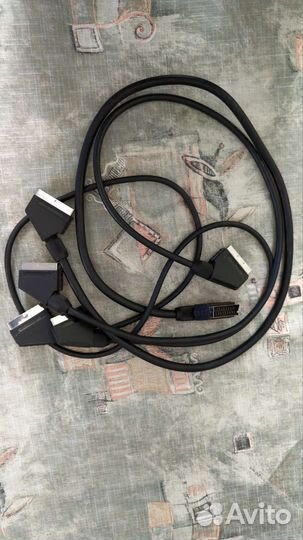 Кабель scart двустороннний