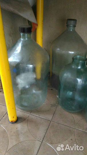 Бутыль стеклянная 20 литров