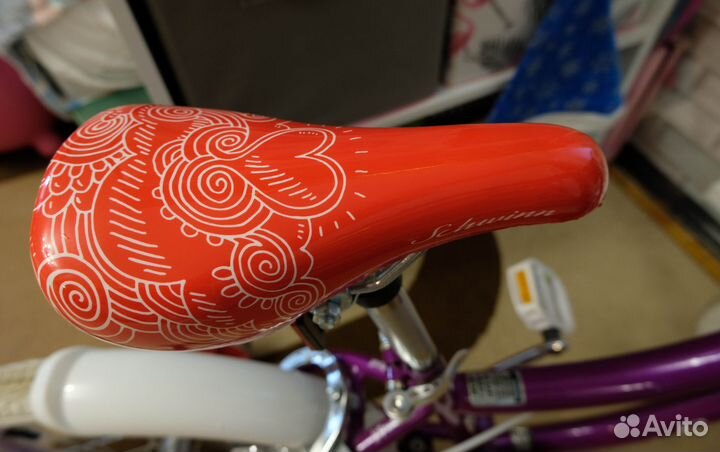 Детский велосипед Schwinn Elm 18 фиолетовый/белый