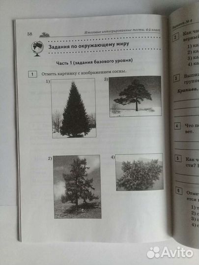 Впр Итоговые интегрированные тесты 4 класс фгос