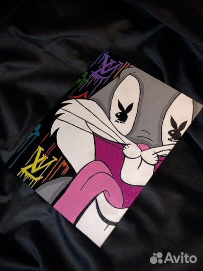 Картина на холсте bugs bunny