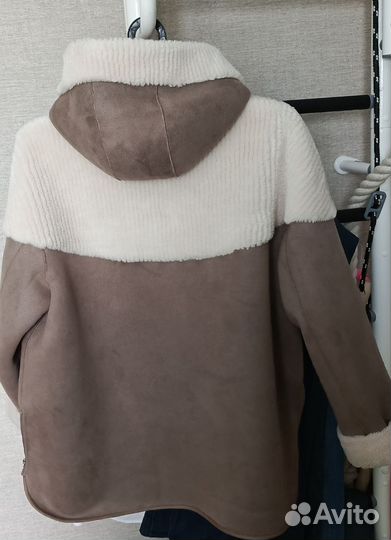 Дубленка женская зимняя 56 р-р