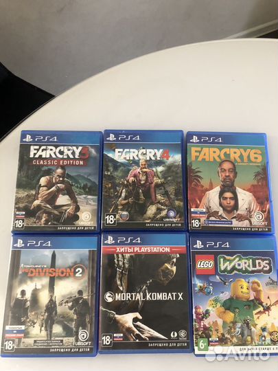 Игры на дисках для Sony PS4