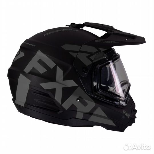 Шлем FXR Torque X Team с подогревом,черно-серый