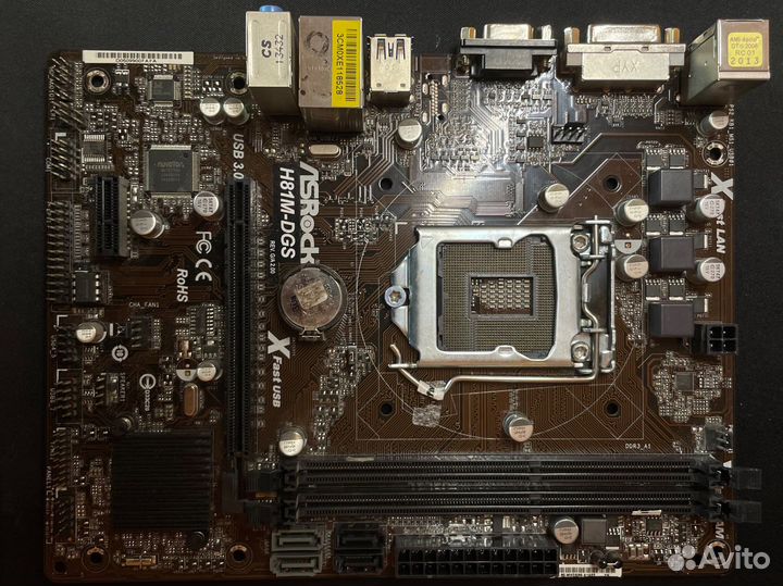 Материнская плата asrock H81M-DGS