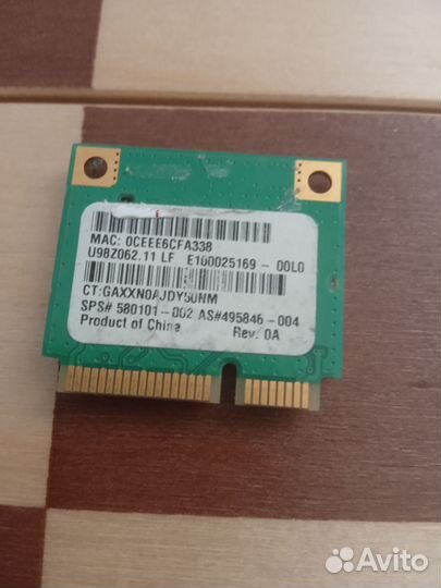 Wifi модуль для ноутбука mini pci-e