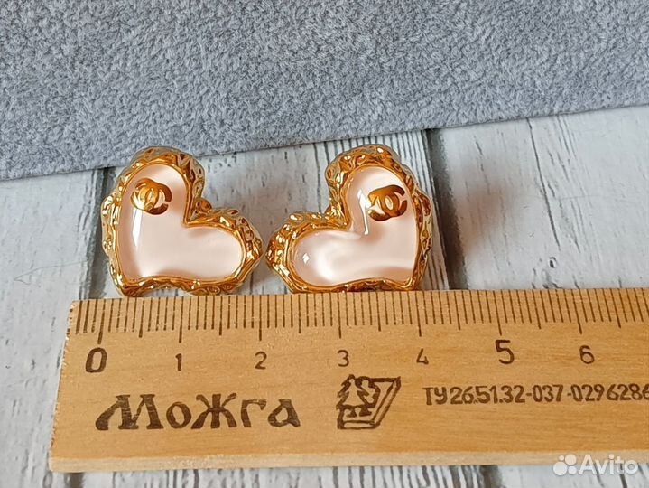 Серьги стильные Chanel