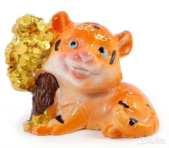 Фигурка Тигрёнок и денежное дерево в ассортименте