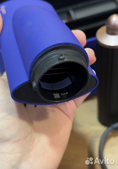 Стайлер Dyson long blue blush