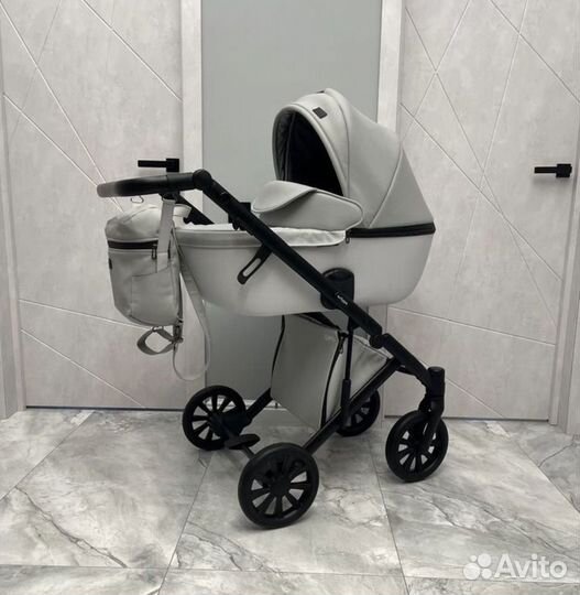 Коляска Anex 3 в 1 Эко кожа Новая