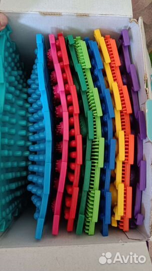 Массажный ортопедический коврик 10 пазлов