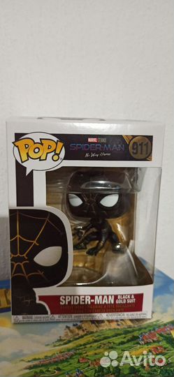 Funko POP Marvel Spider-Man Black & Gold Suit 911